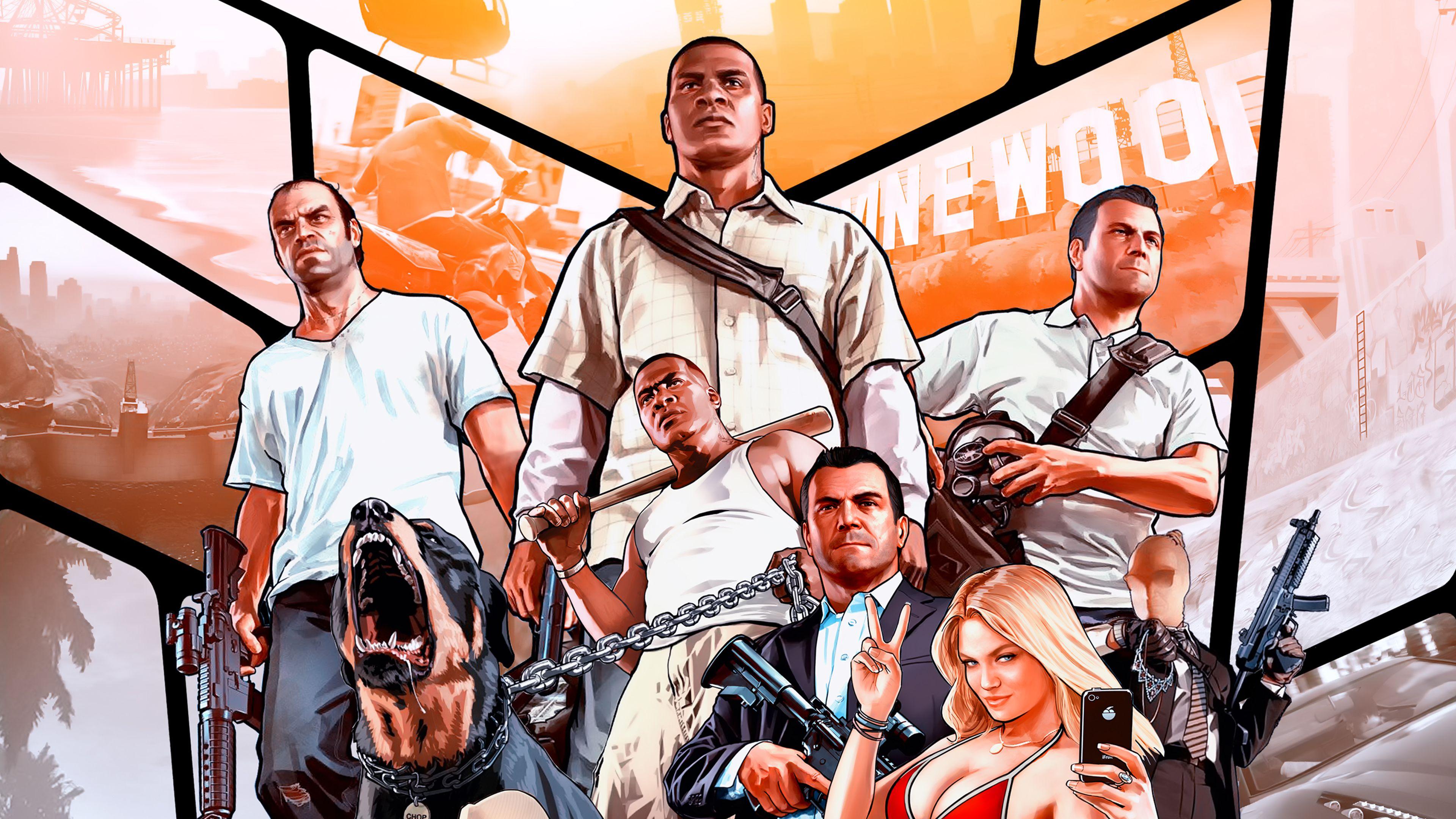 3840x2160 Wallpaper 4k Gta V Poster 4k 2019 games wallpaper, 4k