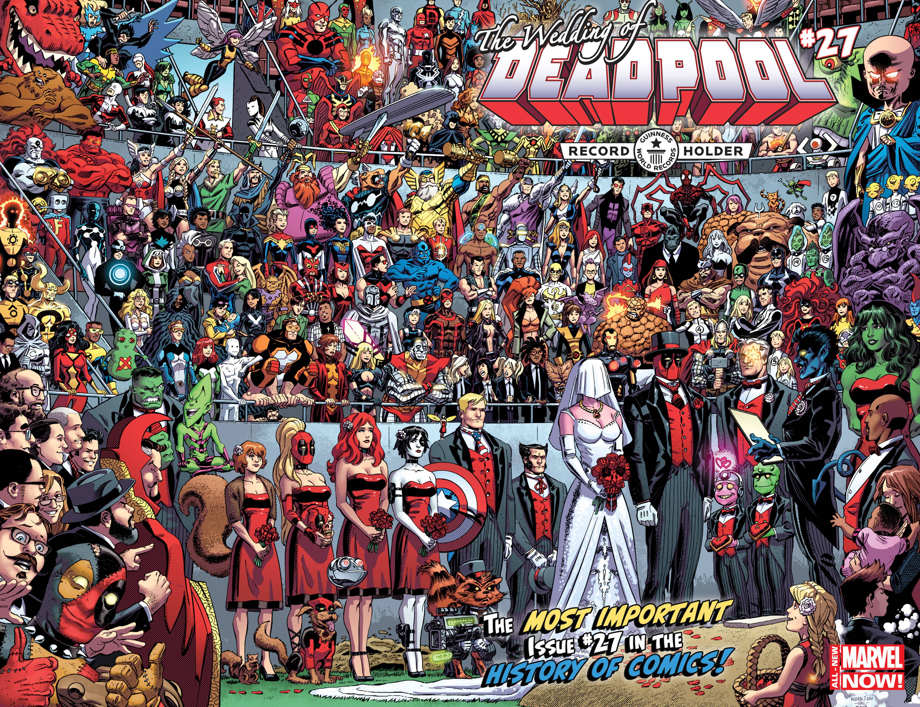 3840x2952 Deadpool gets married