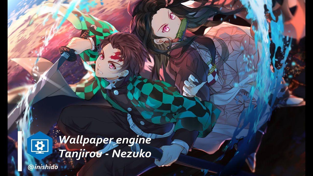 1280x720 Wallpaper Engine Nezuko Tanjirou Kamado