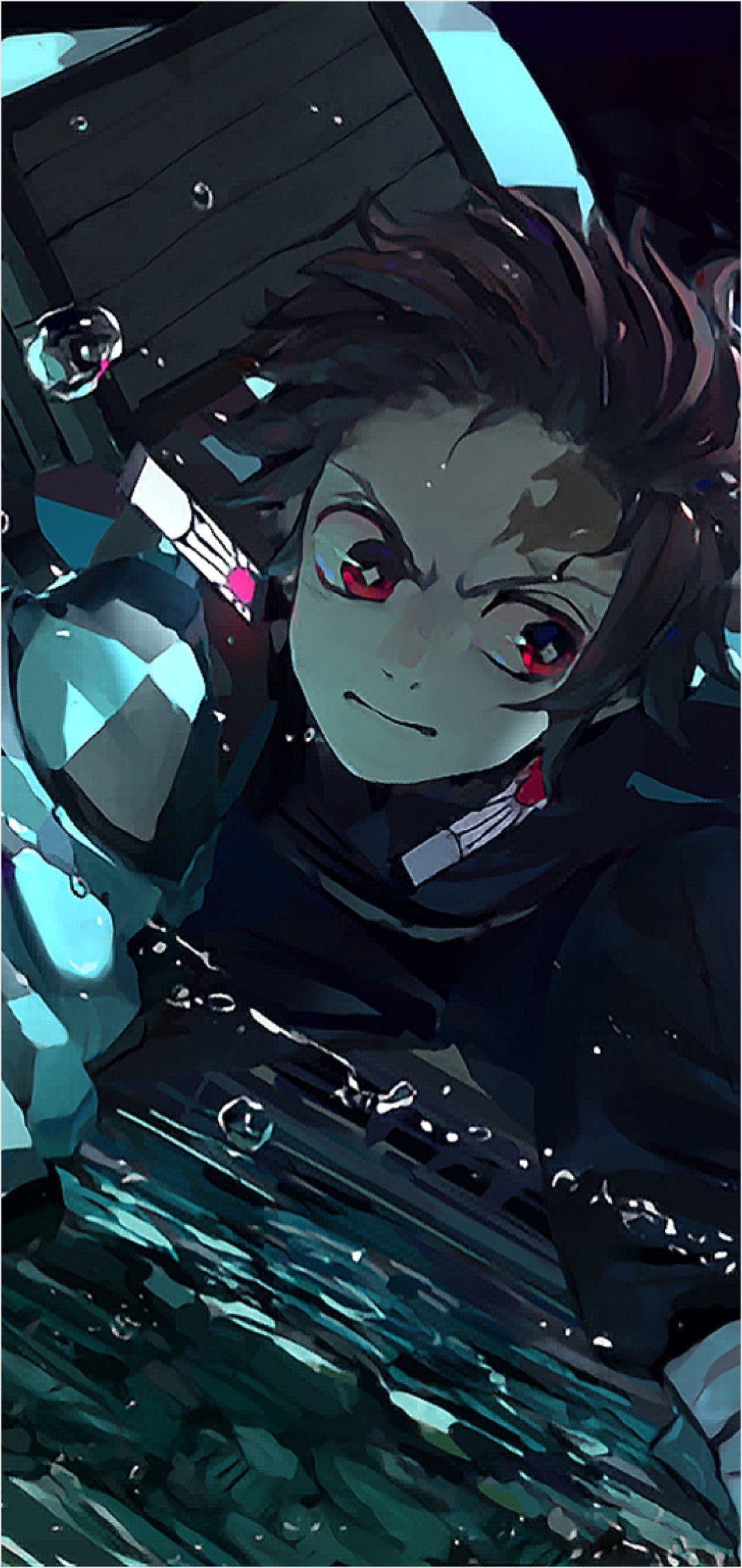 1080x2280 Luxury Demon Slayer iPhone Wallpaper