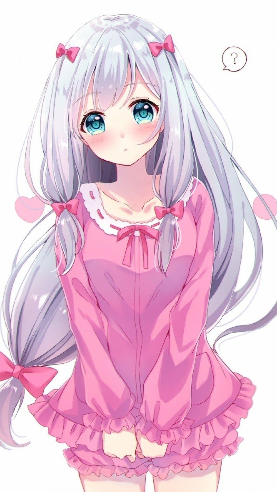 1080x1920 Download 1080x1920 Izumi Sagiri, Eromanga Sensei, Long Hair, Ribbons Wallpaper For IPhone IPhone 7 Plus, IPhone 6+, Sony Xperia Z, HTC One