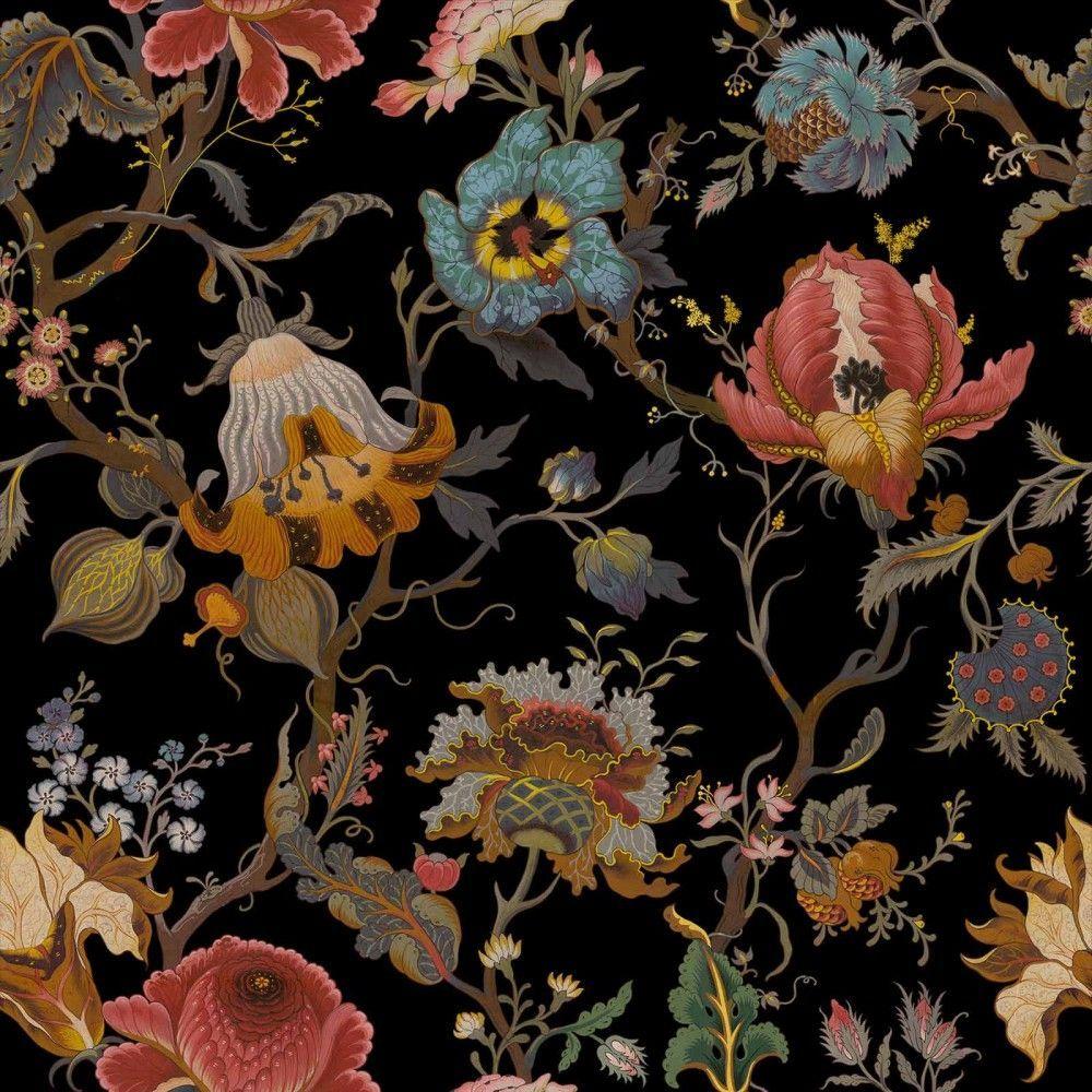 1000x1000 ARTEMIS Wallpaper. Black wallpaper, William morris