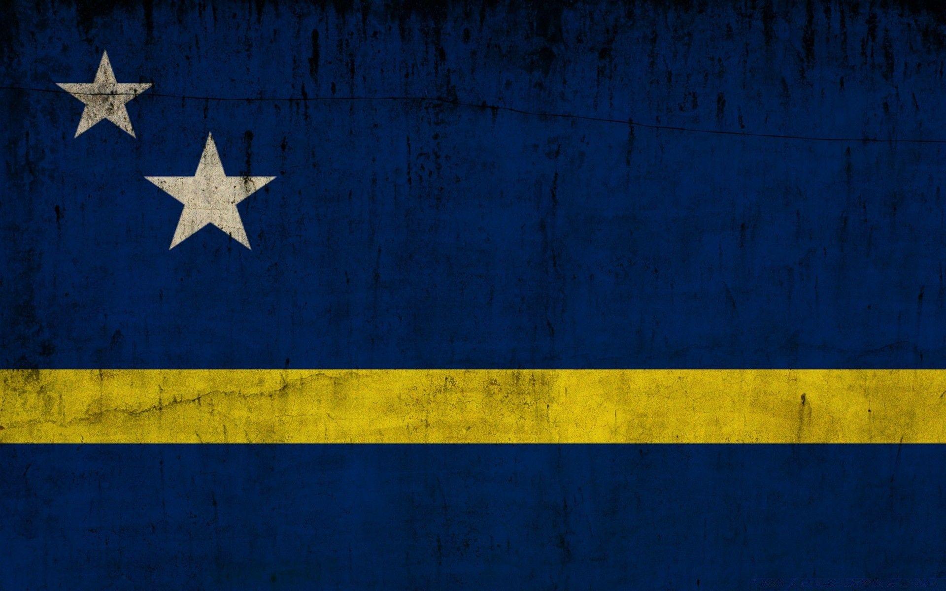 1920x1200 Grunge Flag Of Curacao