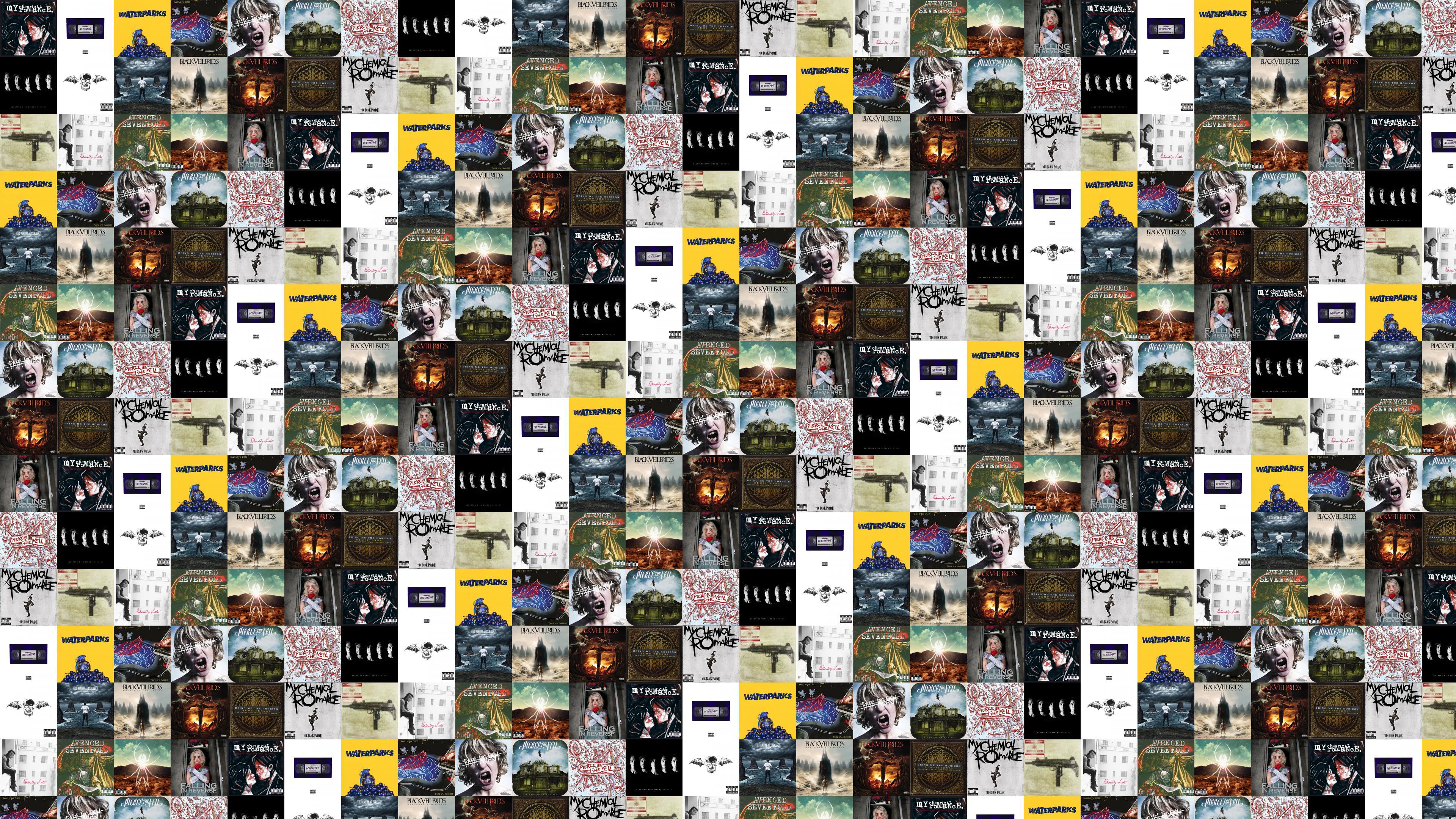 3840x2160 My Chemical Romance 3 Cheers Waterparks Double Wallpaper