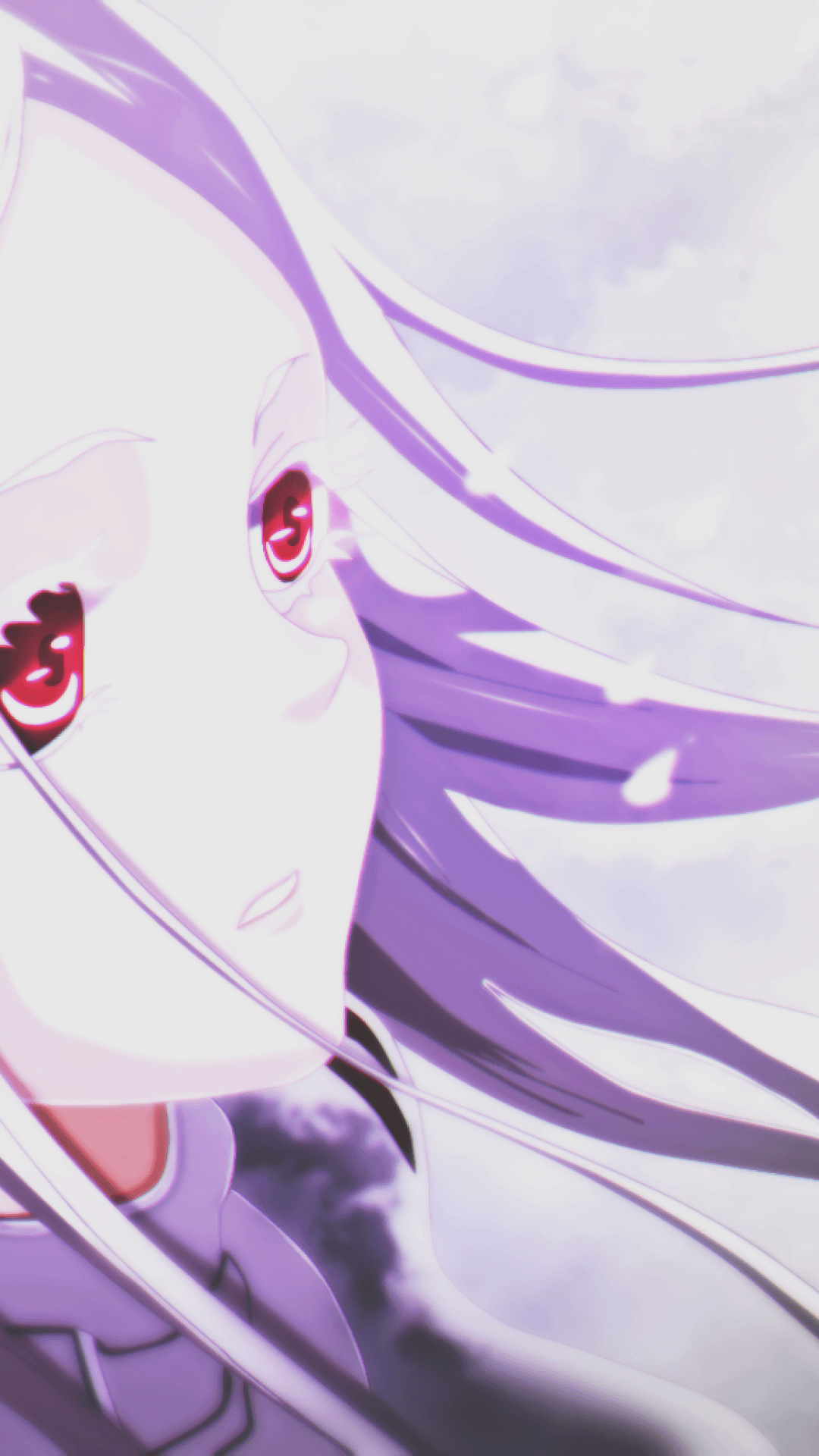 1080x1920 Download 1080x1920 Deadman Wonderland, Shiro, White Hair, Red Eyes