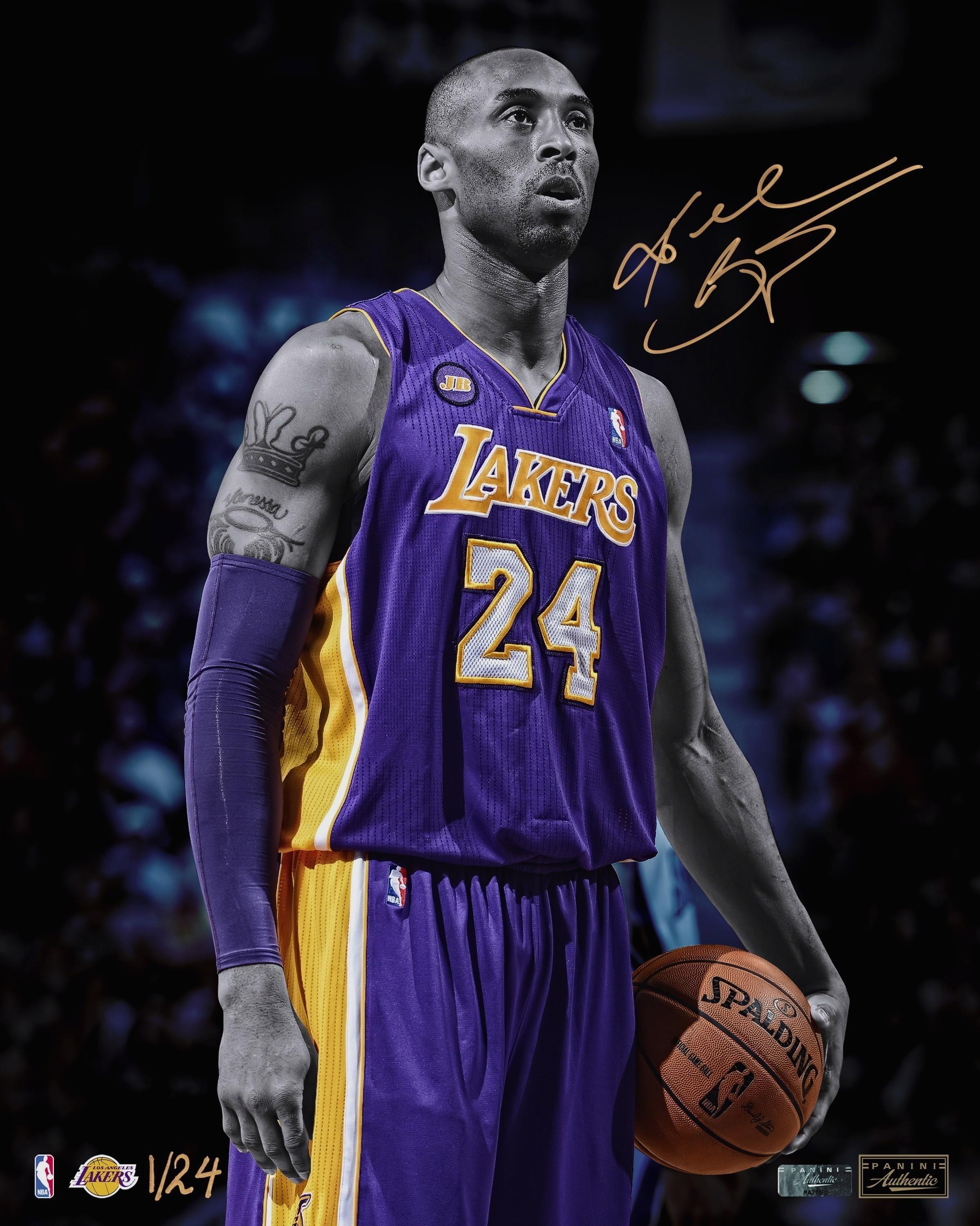 Download An Iconic Cartoon Representation of Kobe Bryant Wallpaper