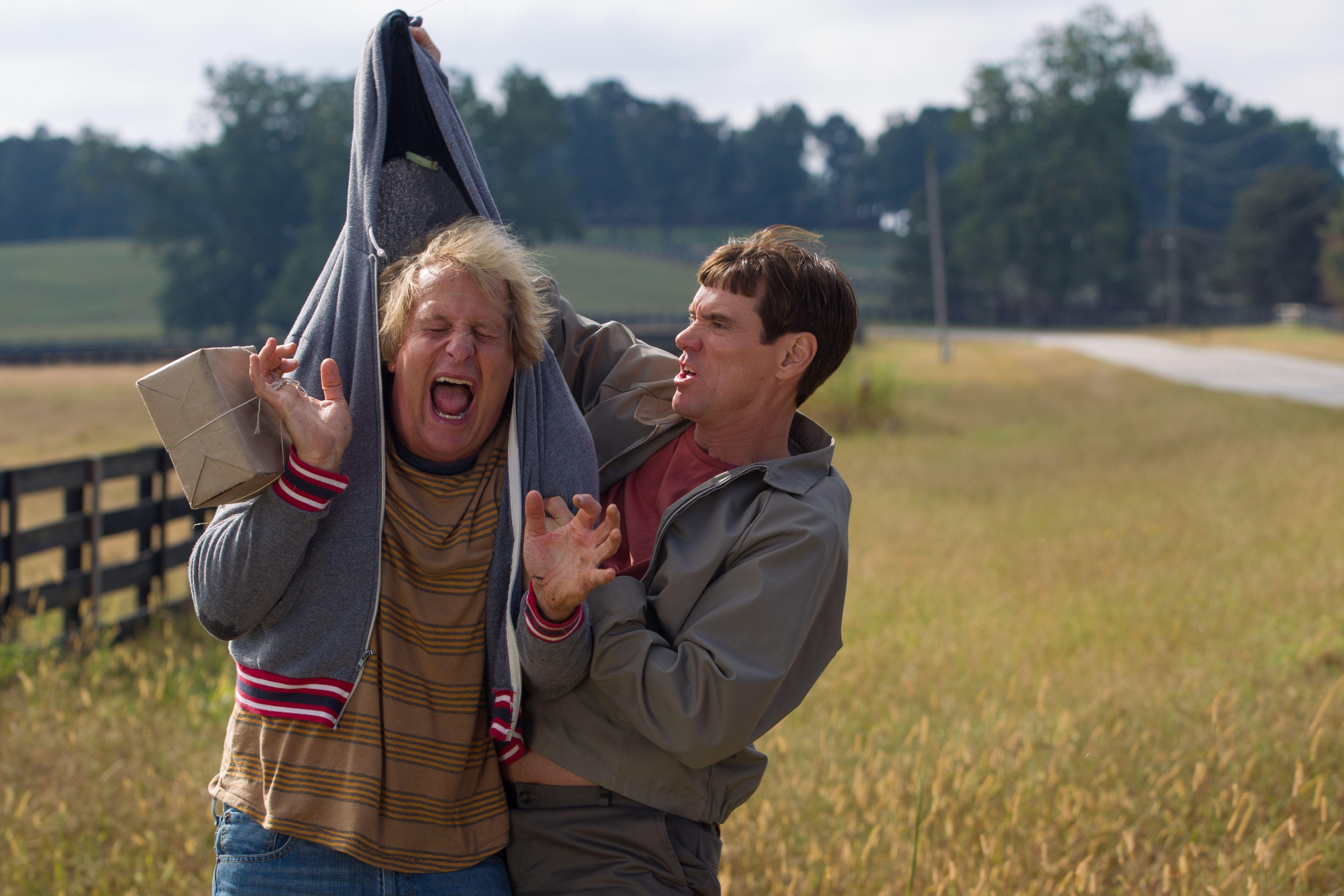 4896x3264 Dumb and Dumber To Clips and Image: Jim Carrey and Jeff