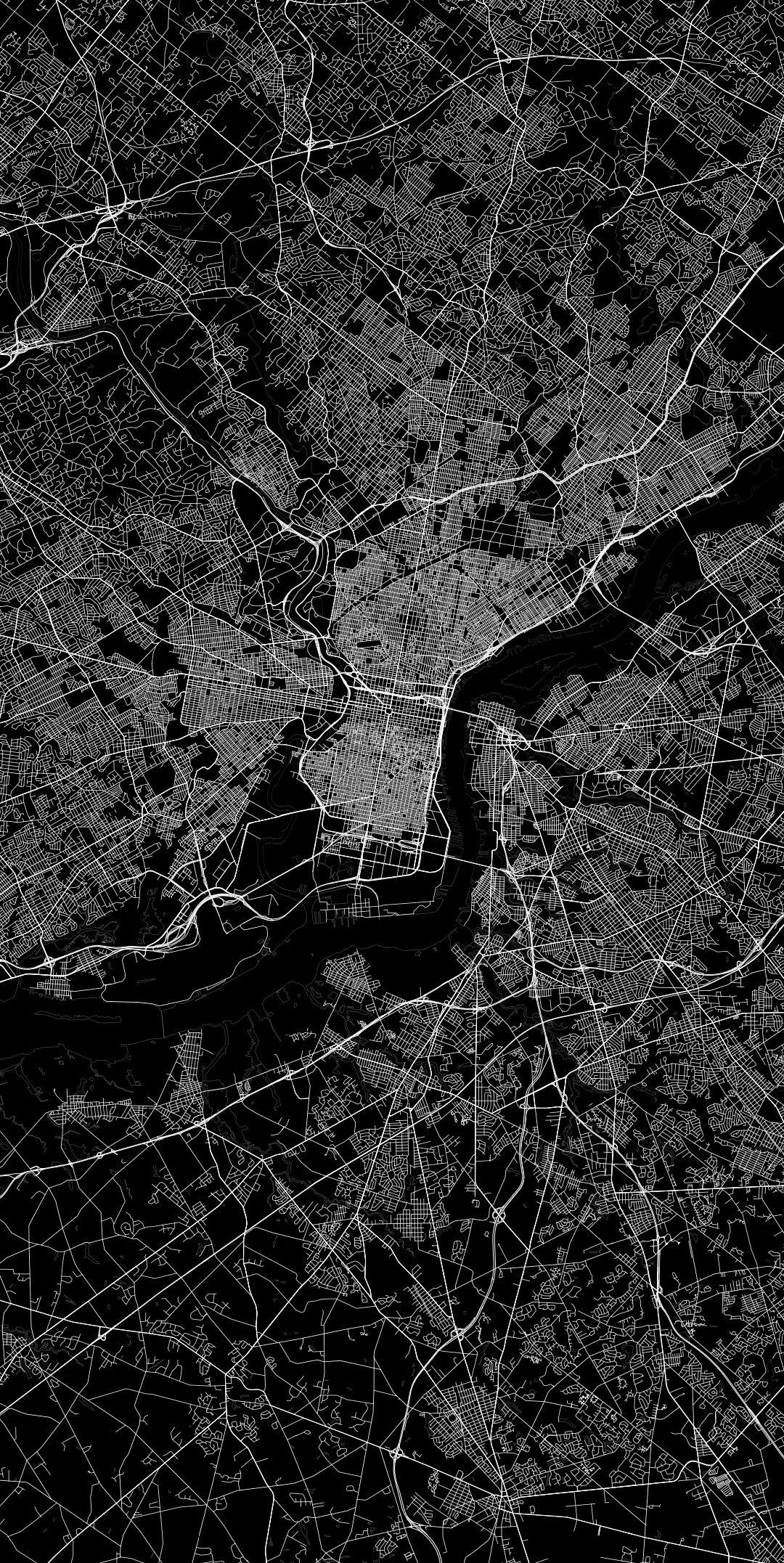 1080x2153 Roads of Philadelphia as wallpaper