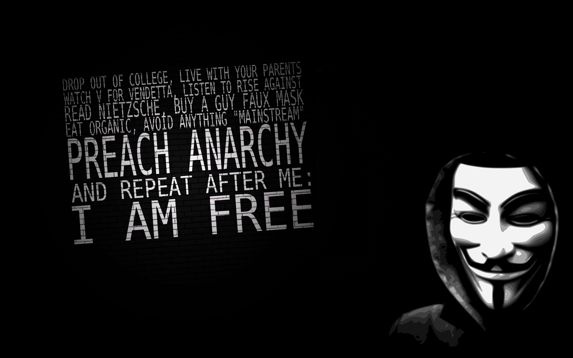 1920x1200 Anarchy HD Wallpaper