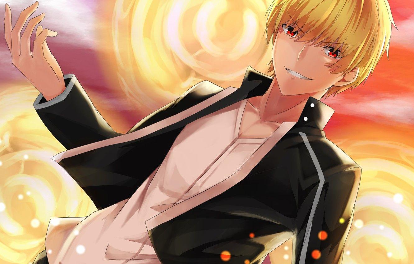 1332x850 Wallpaper smile, guy, Gilgamesh, Fate stay night, Fate