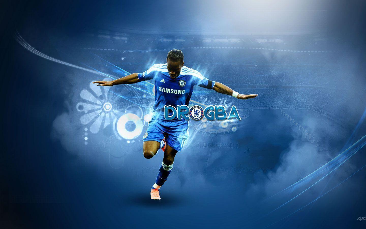 1440x900 Free download Drogba Chelsea Wallpaper [1440x900]