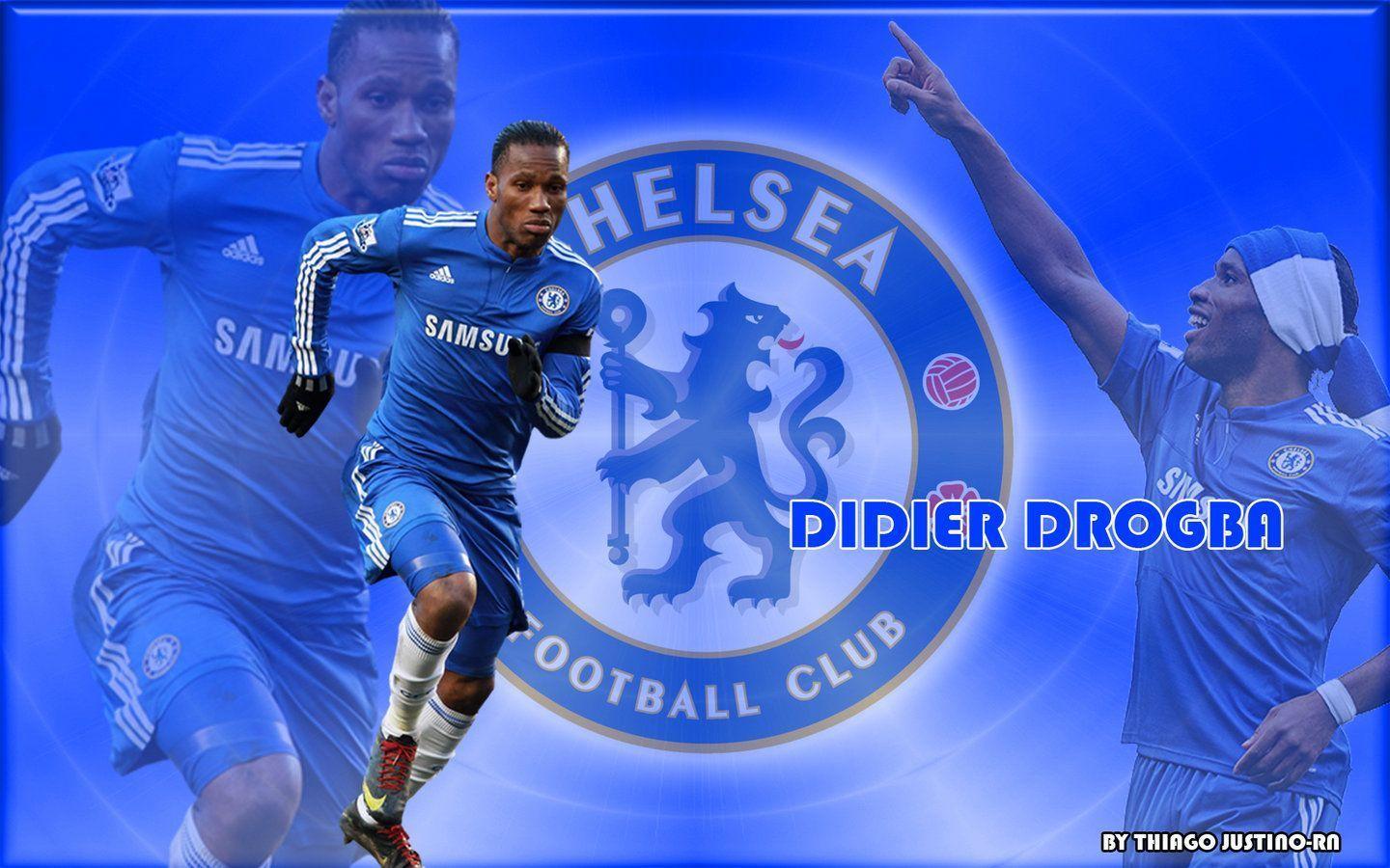 1440x900 Drogba Chelsea Wallpaper