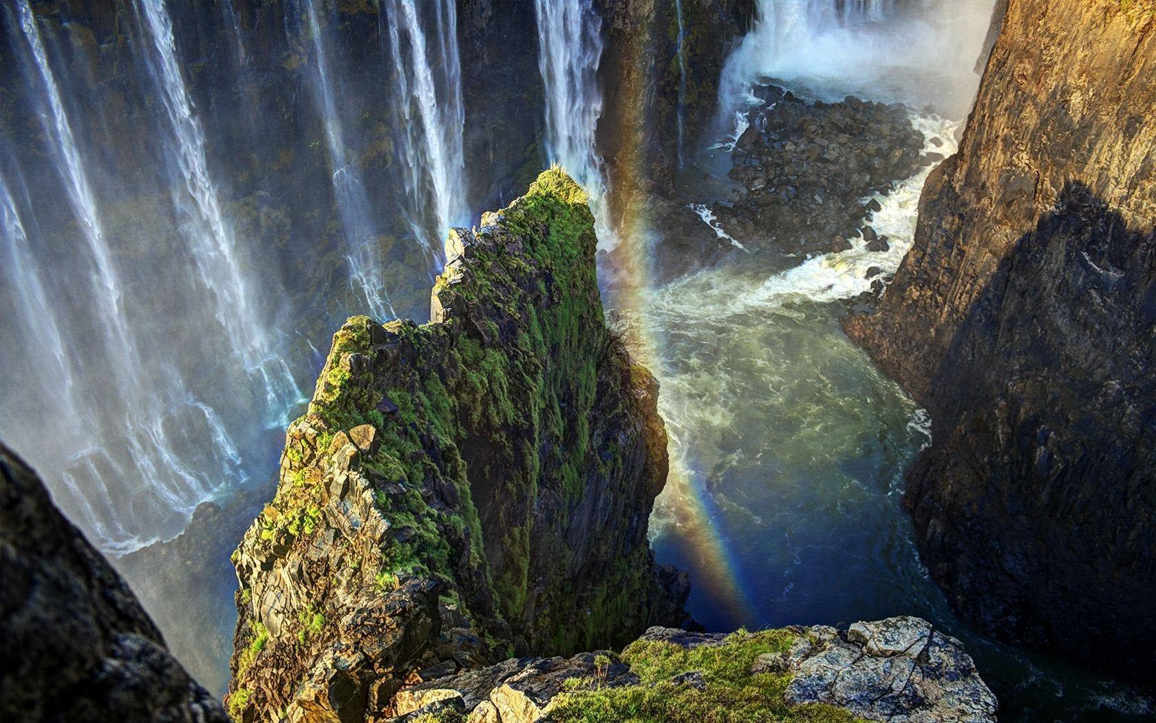 1680x1050 My favourite wallpaper at the moment Victoria Falls