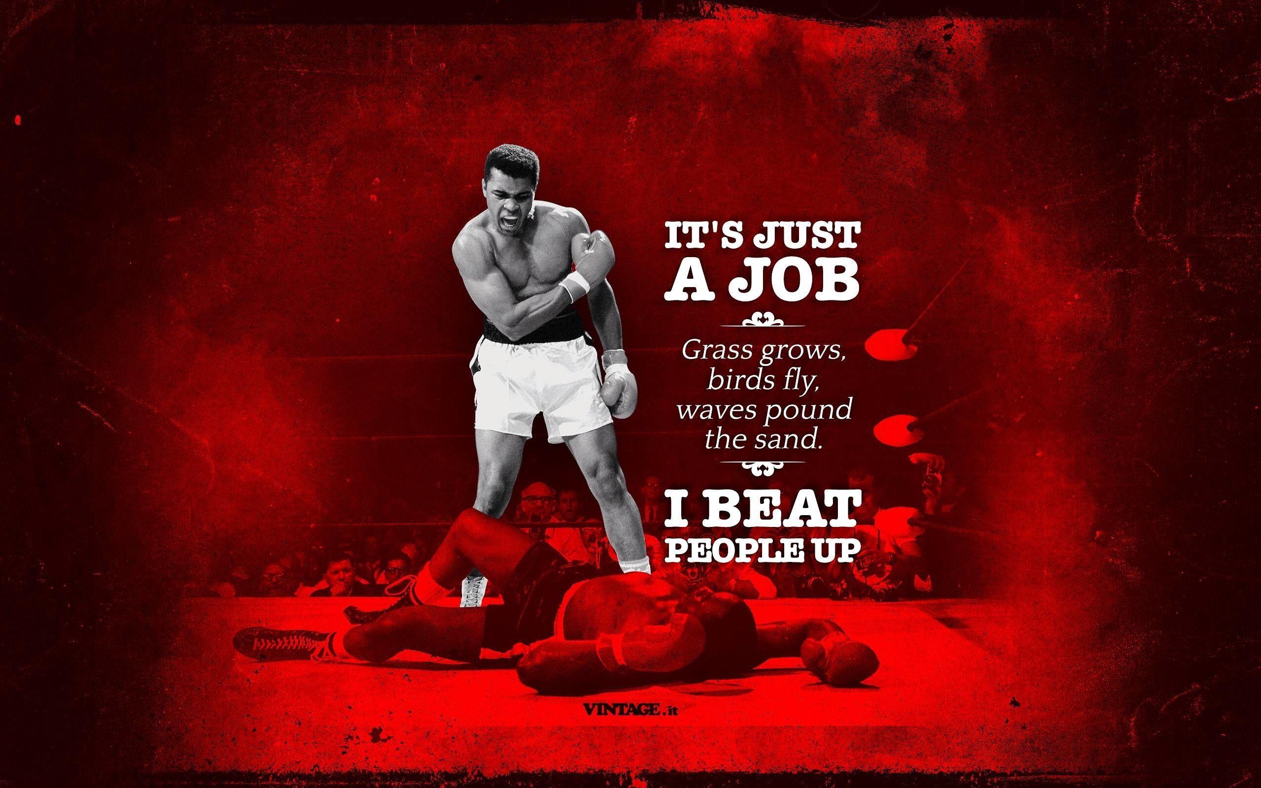 2560x1600 Muhammad Ali It's Just A Job Wallpaper Ali