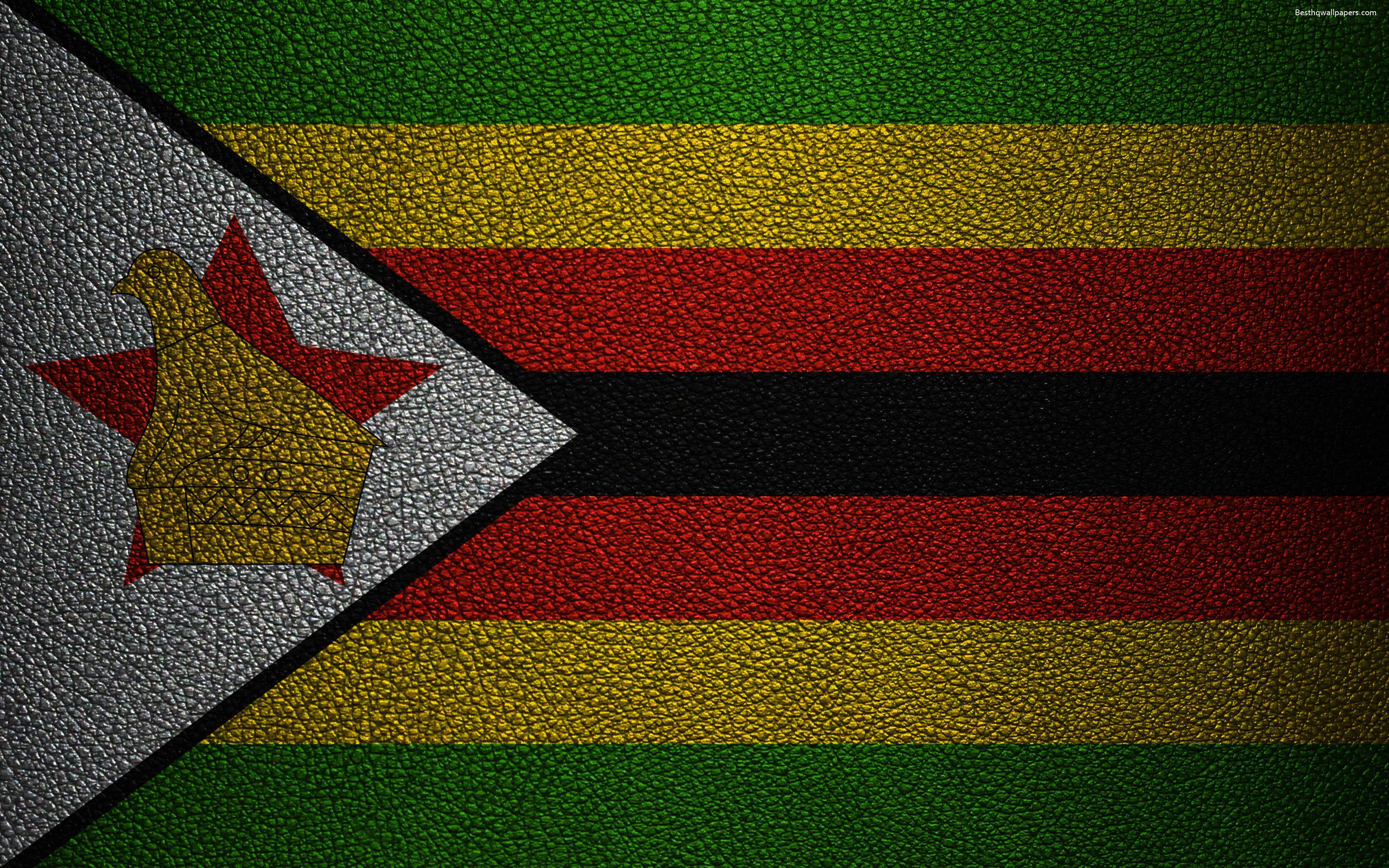 3840x2400 Zimbabwe Flag Wallpaper