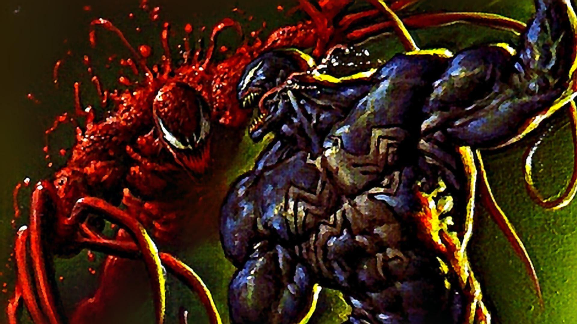 1920x1080 Carnage vs Venom Wallpaper