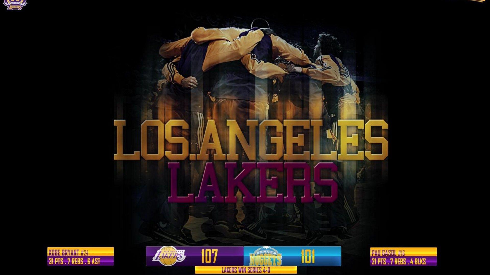 1920x1080 LA Lakers Mac Background Basketball Wallpaper