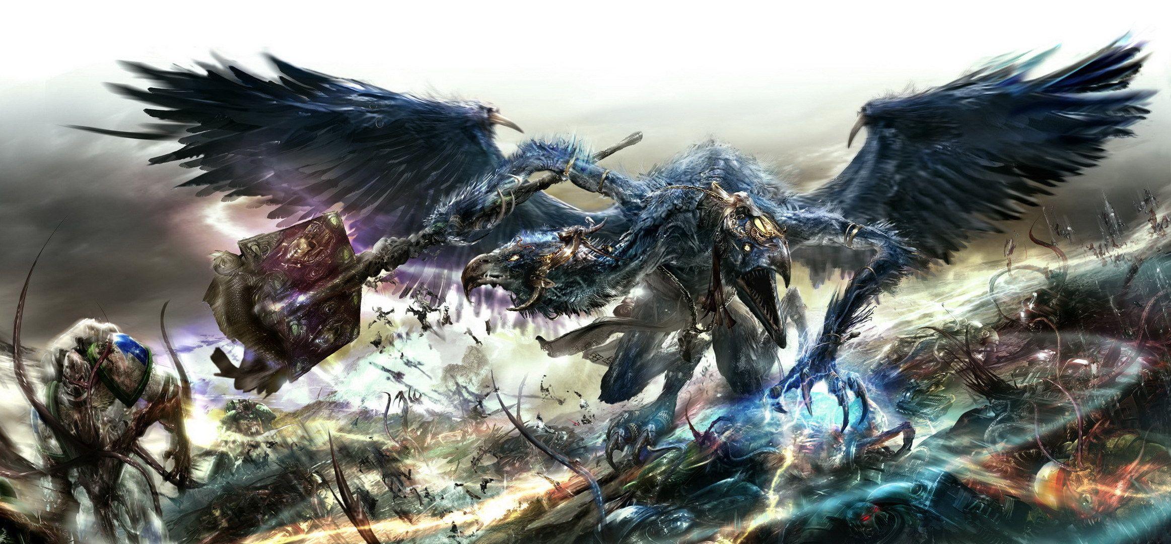 2325x1080 warhammer chaos terminator meme Chaos