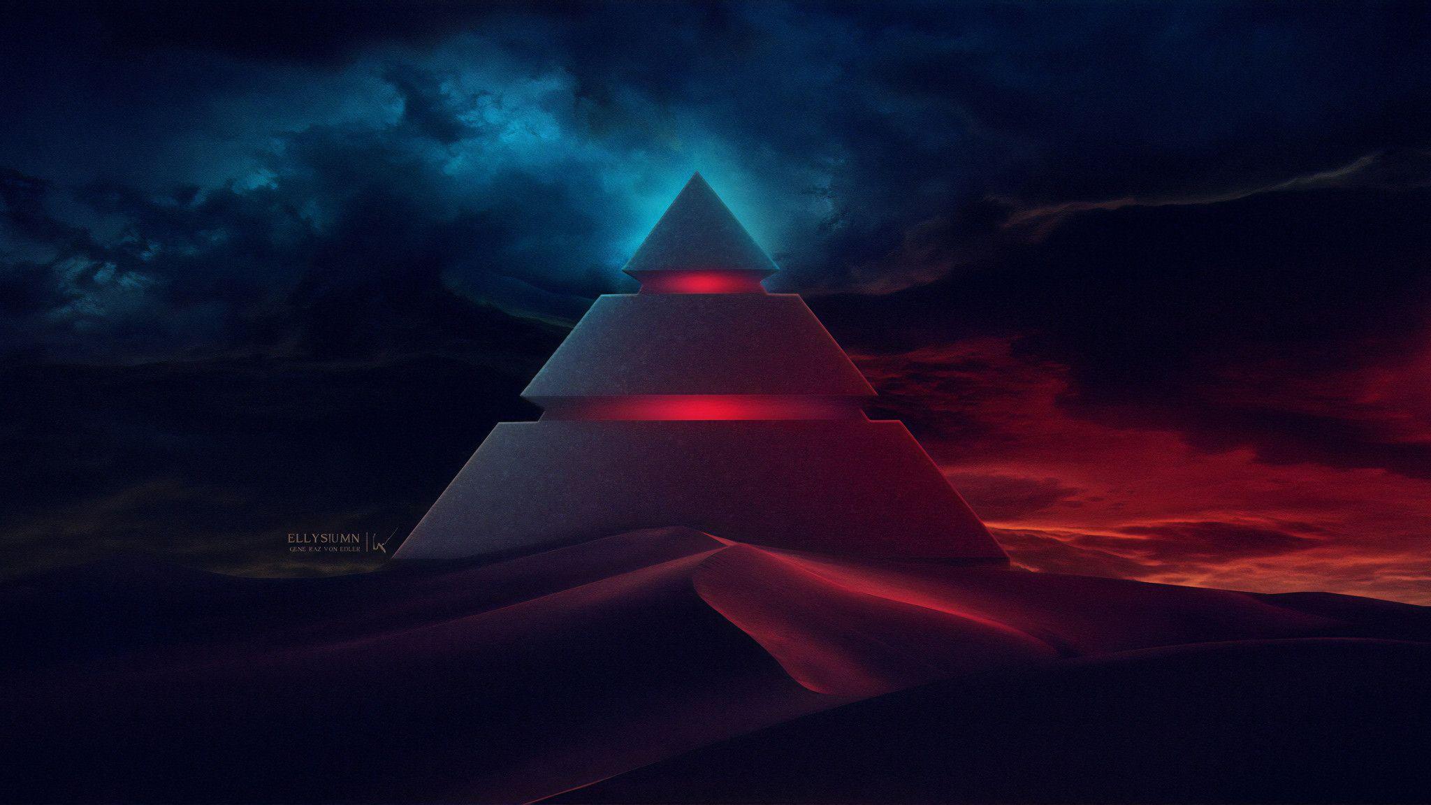 2048x1152 Pyramid Digital Art 4k 2048x1152 Resolution HD 4k