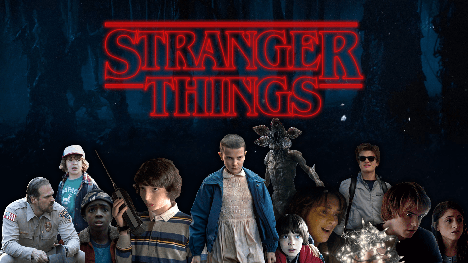 1920x1080 I made a Stranger Things wallpaper