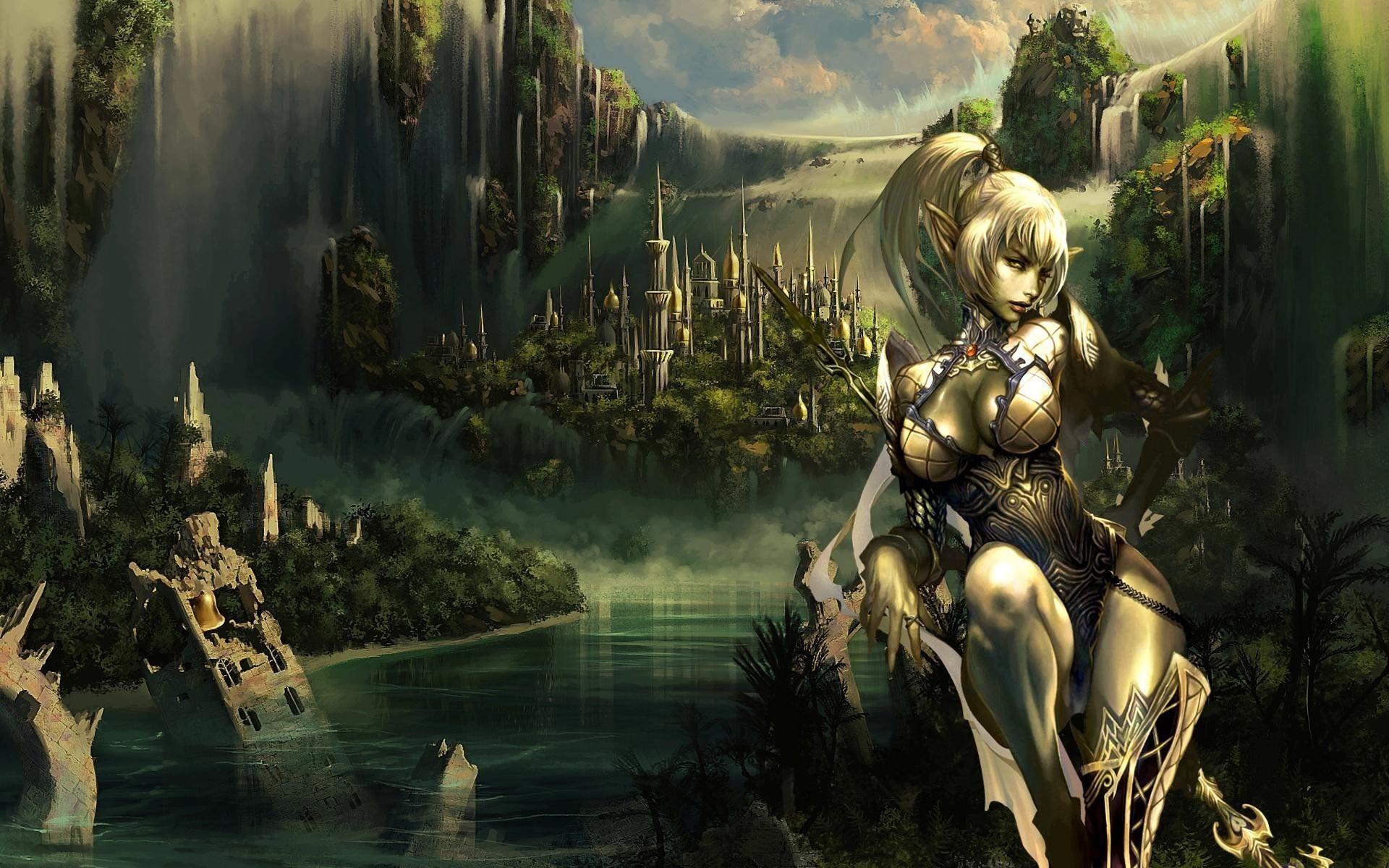 1920x1200 lineage ii HD wallpaper for computer. lineage ii