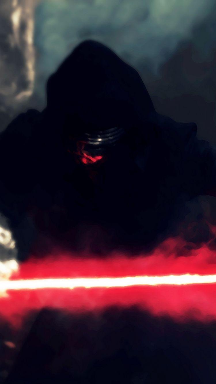 750x1334 Download 750x1334 wallpaper star wars, kylo ren, dark, art
