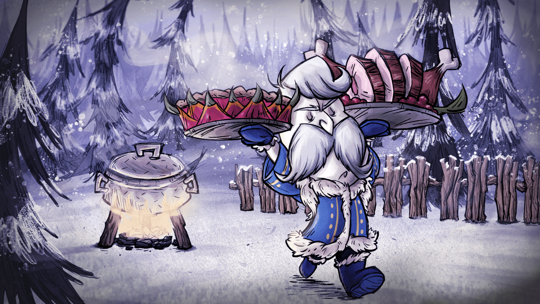 1820x1024 Here's some magnificent wallpaper than Klei mades for us