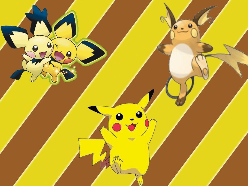 1024x768 Raichu Pikachu Wallpaper HD Wallpaper