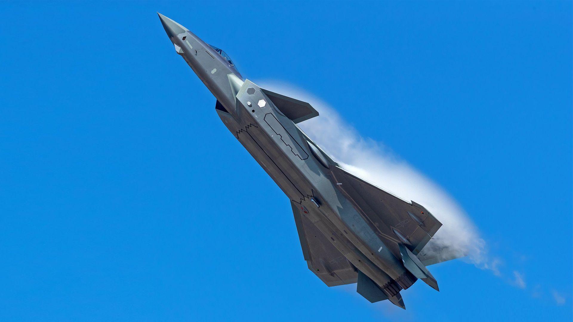 1920x1080 Wallpaper of Aircraft, Chengdu J- Jet Fighter, Warplane