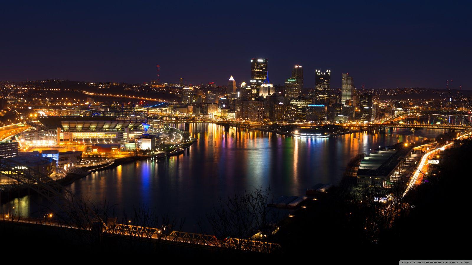 1600x900 Pittsburgh skyline wallpaper 49592 impression