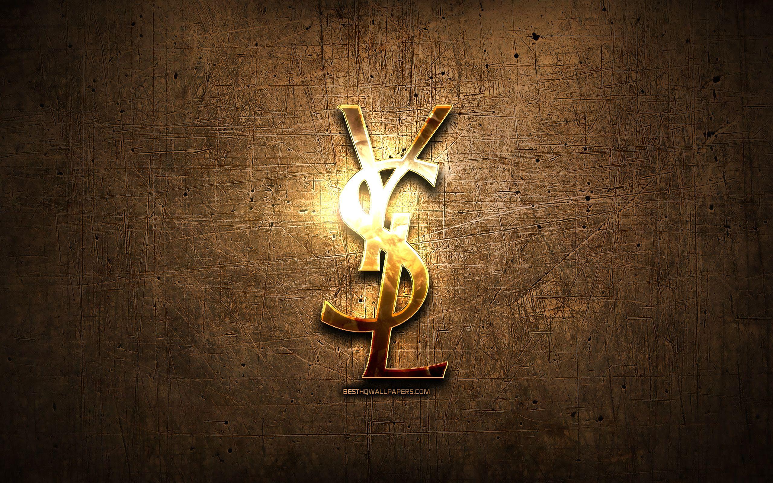 YSL Logo Wallpaper