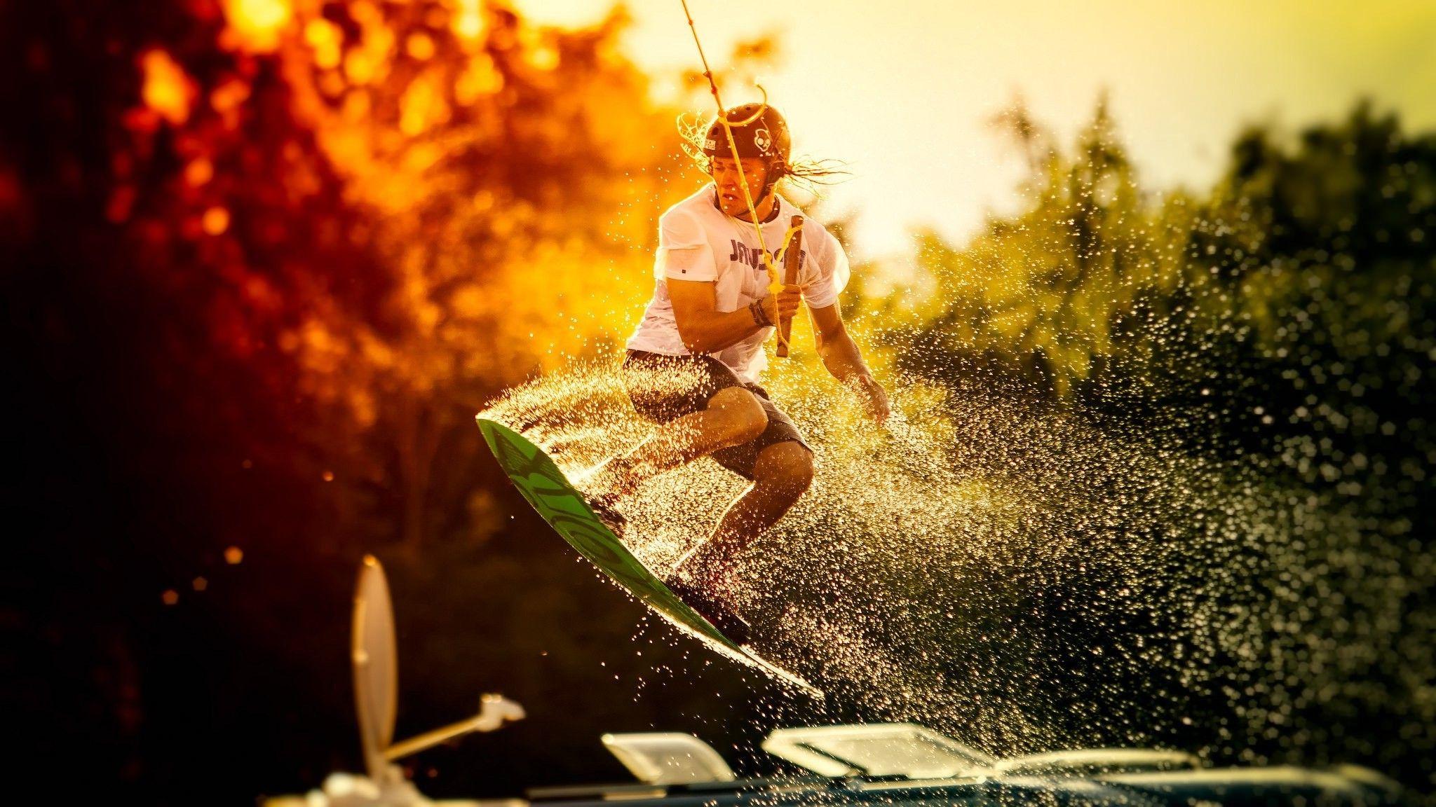 2048x1152 wakeboarding Wallpaper HD / Desktop and Mobile Background