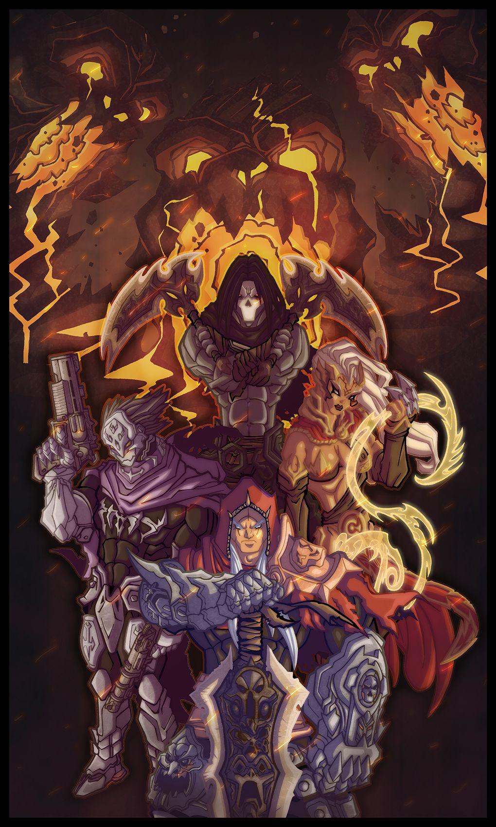 1020x1700 Free download Darksiders 3 Strif HD Wallpaper Background
