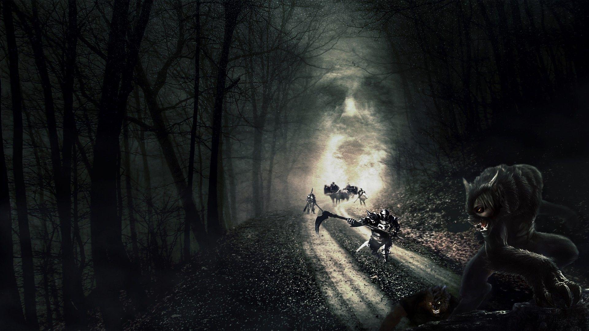 1920x1080 Road Deaths In The Dark Forest Wallpaper And Image