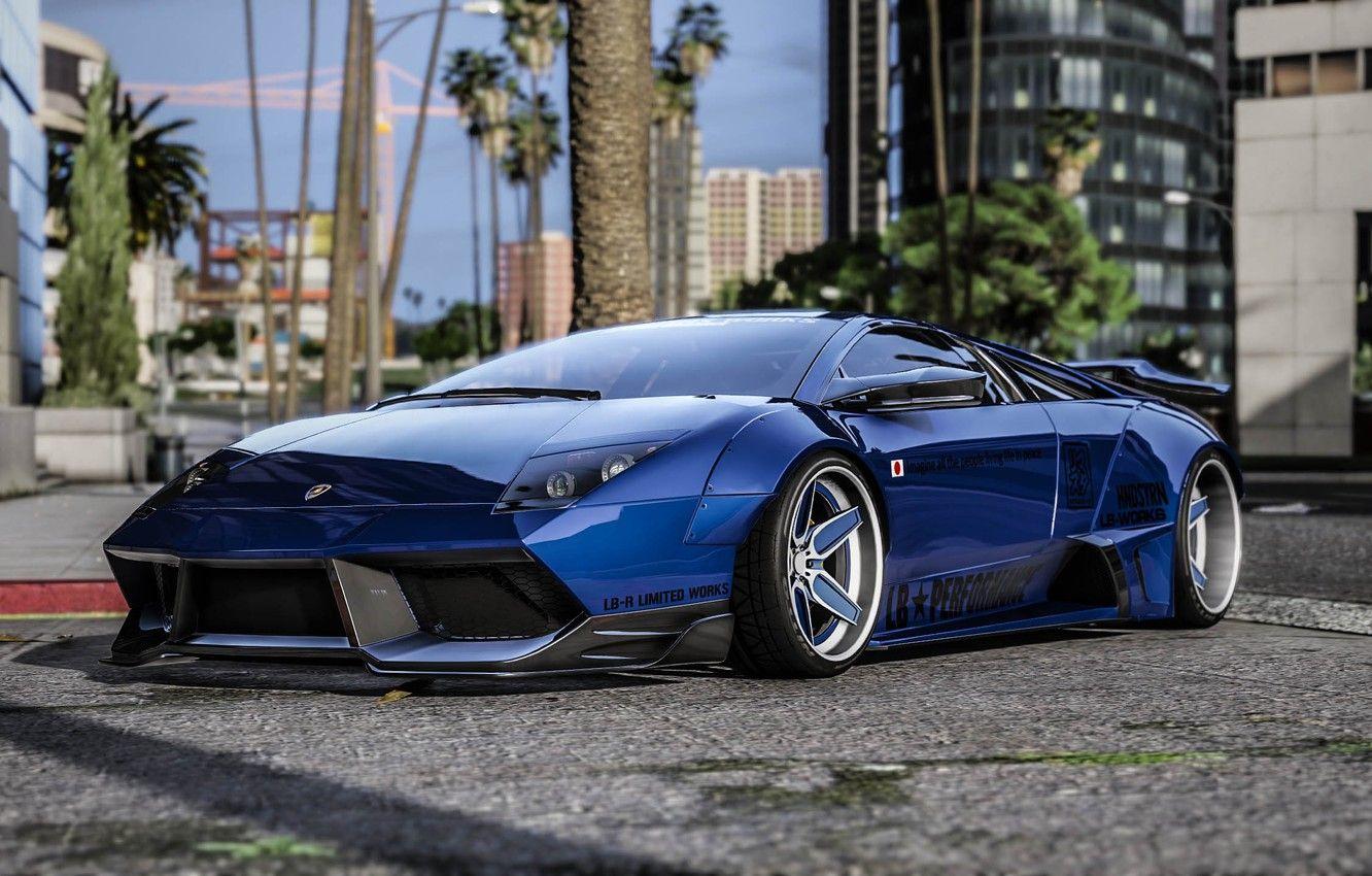 1332x850 Wallpaper the city, Lamborghini, GTA, Grand Theft Auto V