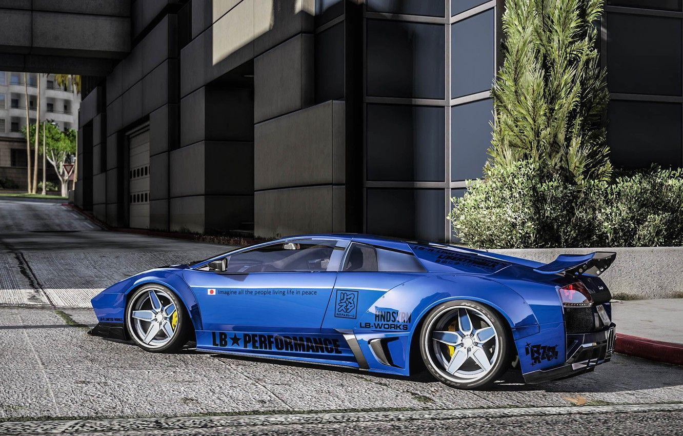 1332x850 Wallpaper the city, street, Lamborghini, GTA, Grand Theft