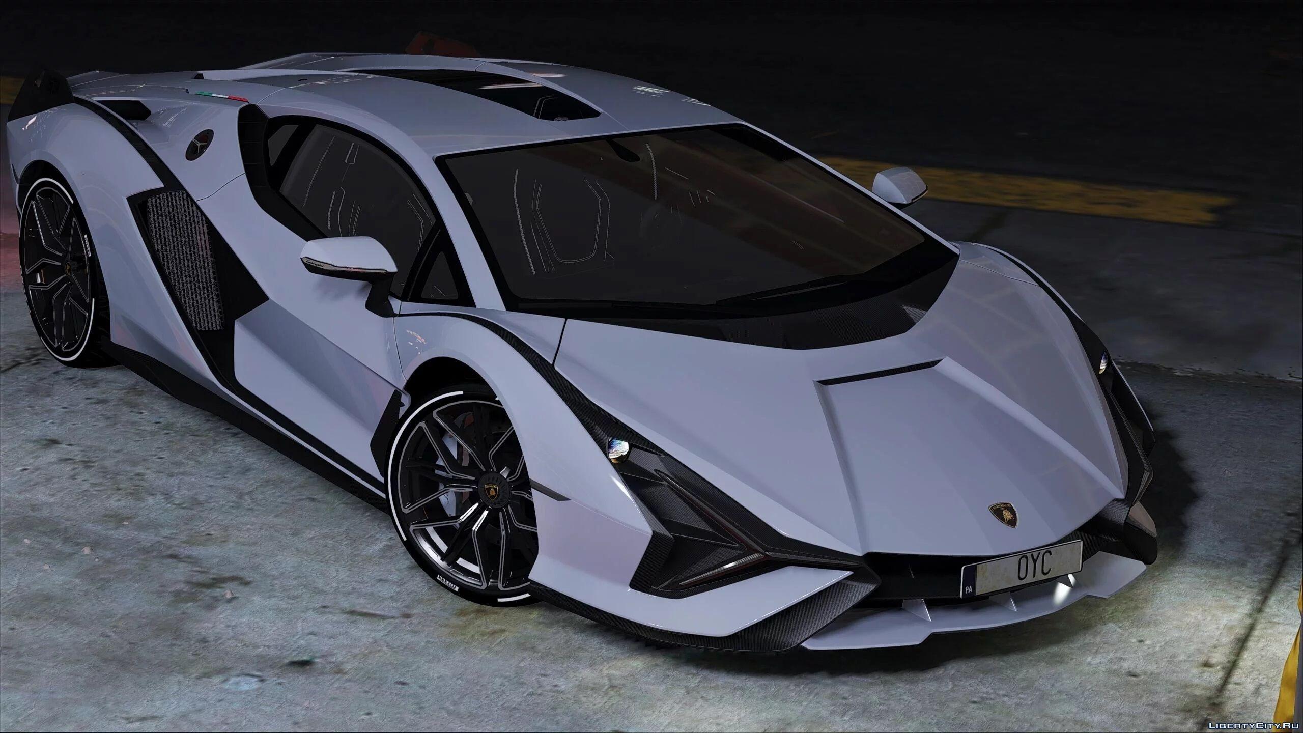 2560x1440 Lamborghini Sian [Add On. Air Spoiler] 1.0 For GTA 5