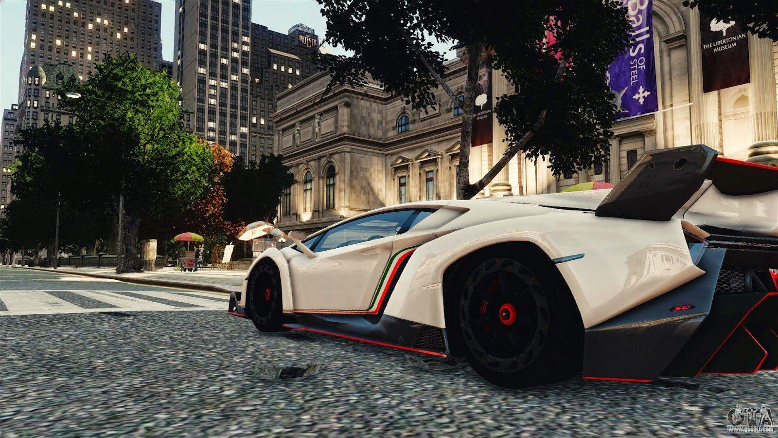1600x900 We Give You Beautiful White Lamborghini Veneno Gta Iv
