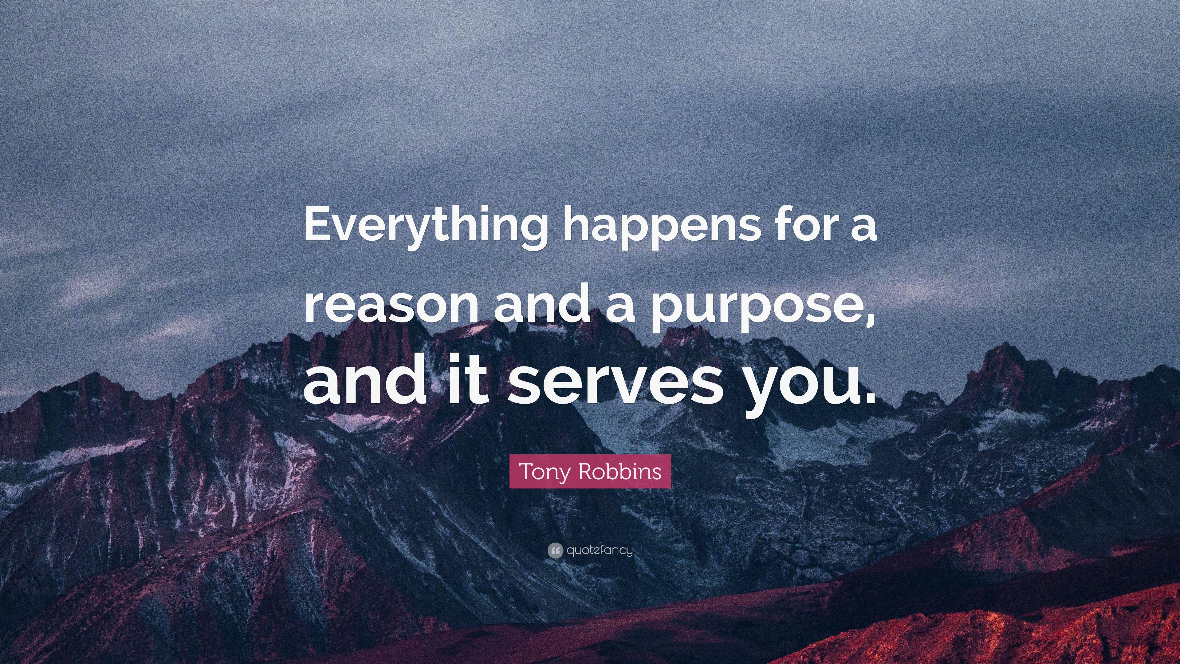 everything happens for a reason quote