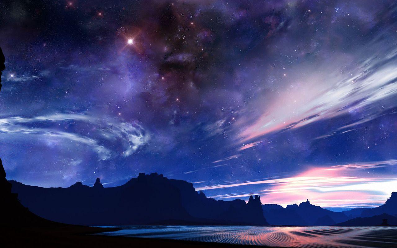 Aesthetic Night Sky Wallpapers - Top Free Aesthetic Night Sky ...