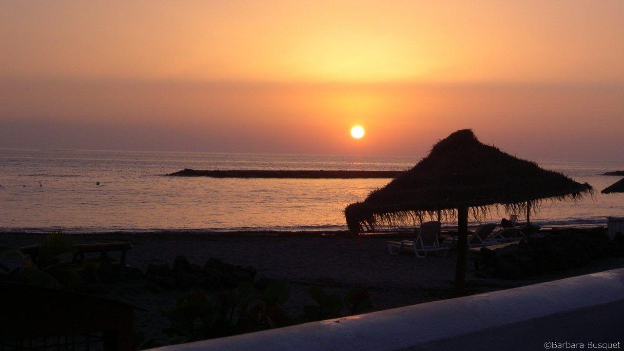 1280x720 Tenerife at sunset HD Wallpaper