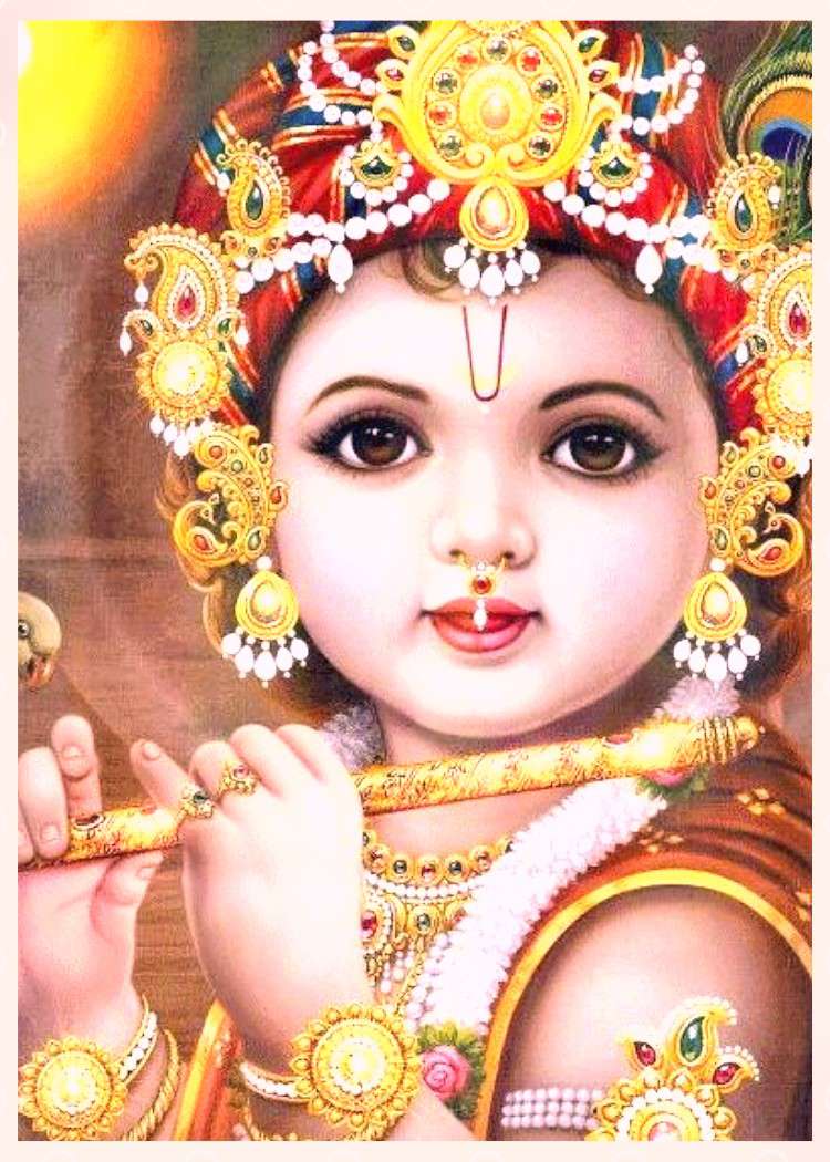 Baby Krishna Wallpapers - Top Free Baby Krishna Backgrounds -  WallpaperAccess