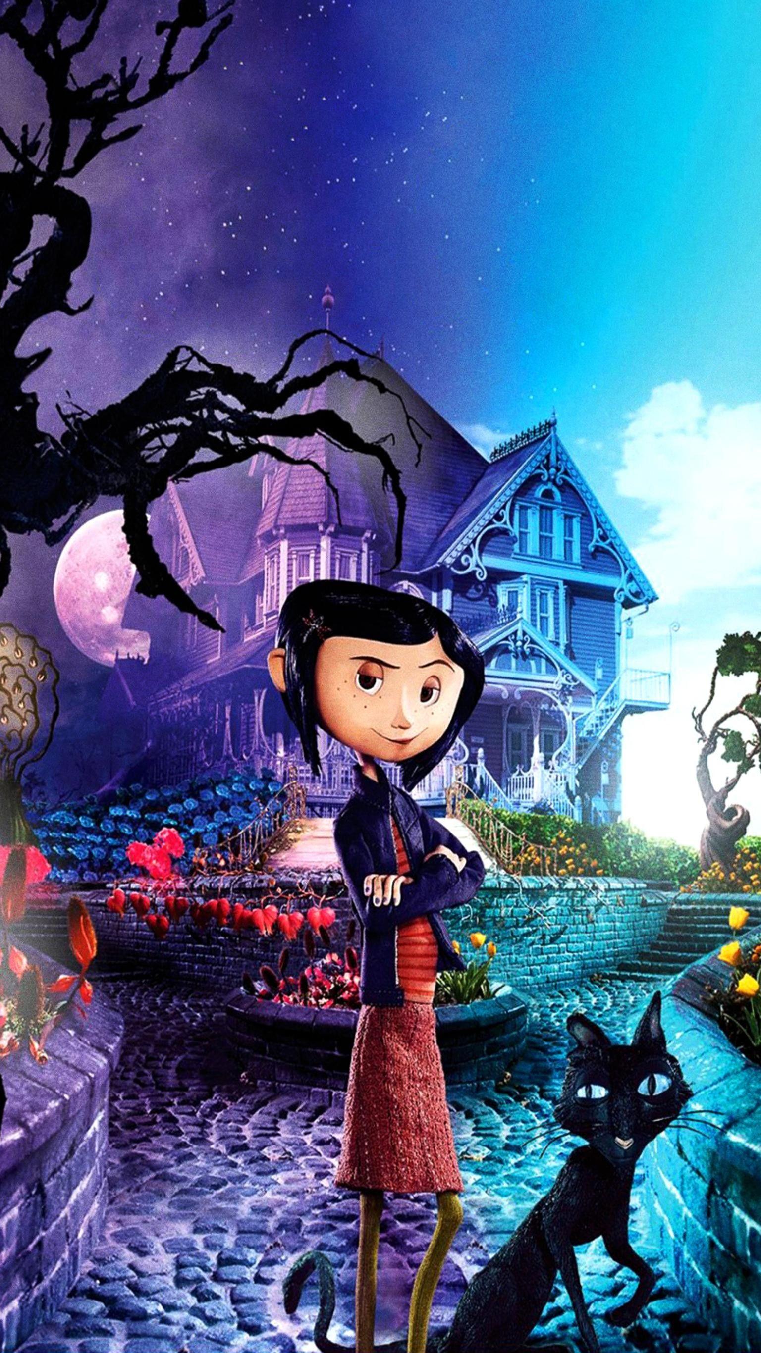 coraline cat wallpaper