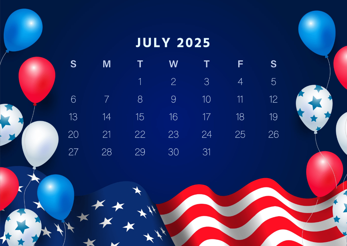 1200x851 Free July 2025 Calendar Template to Edit Online