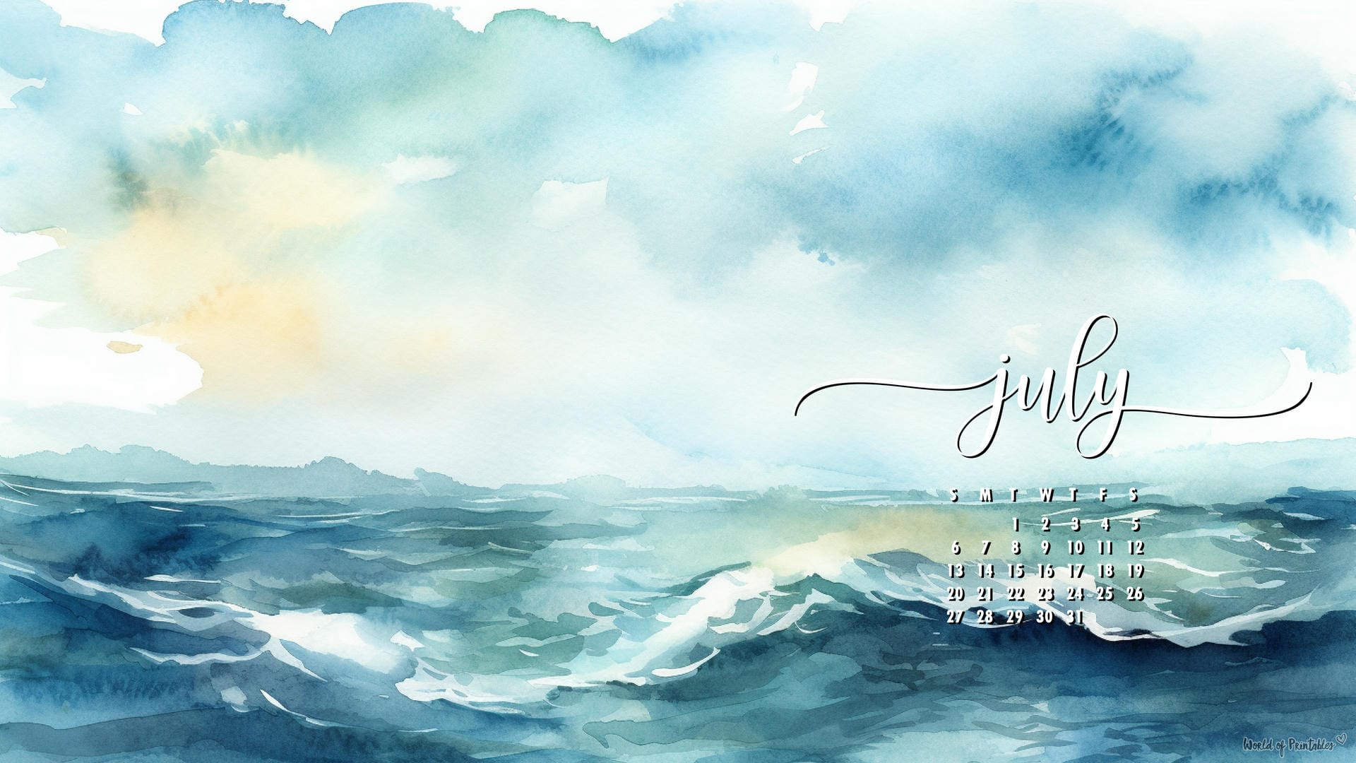 1920x1080 July Calendar Wallpaper Best Styles For Your Desktop Or Phone Background