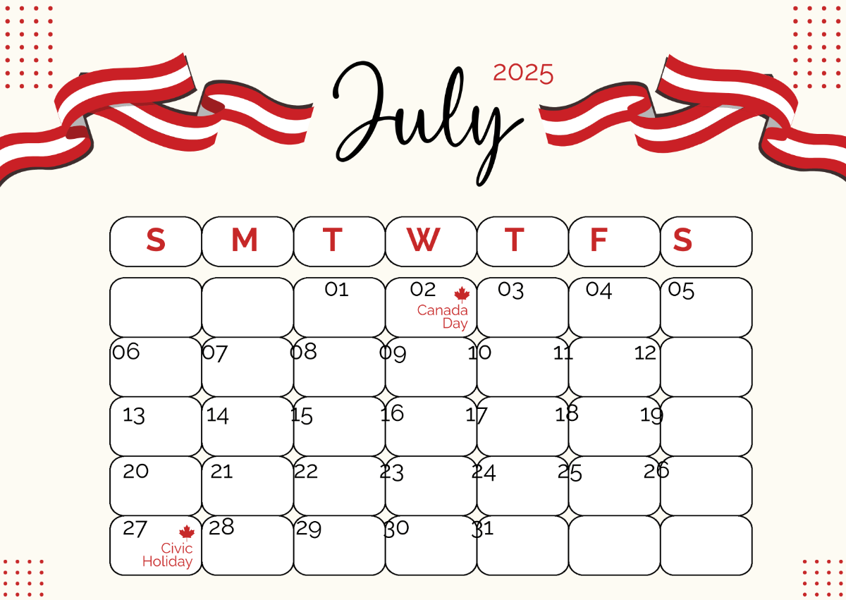 1200x851 Free July 2025 Daily Calendar Template to Edit Online