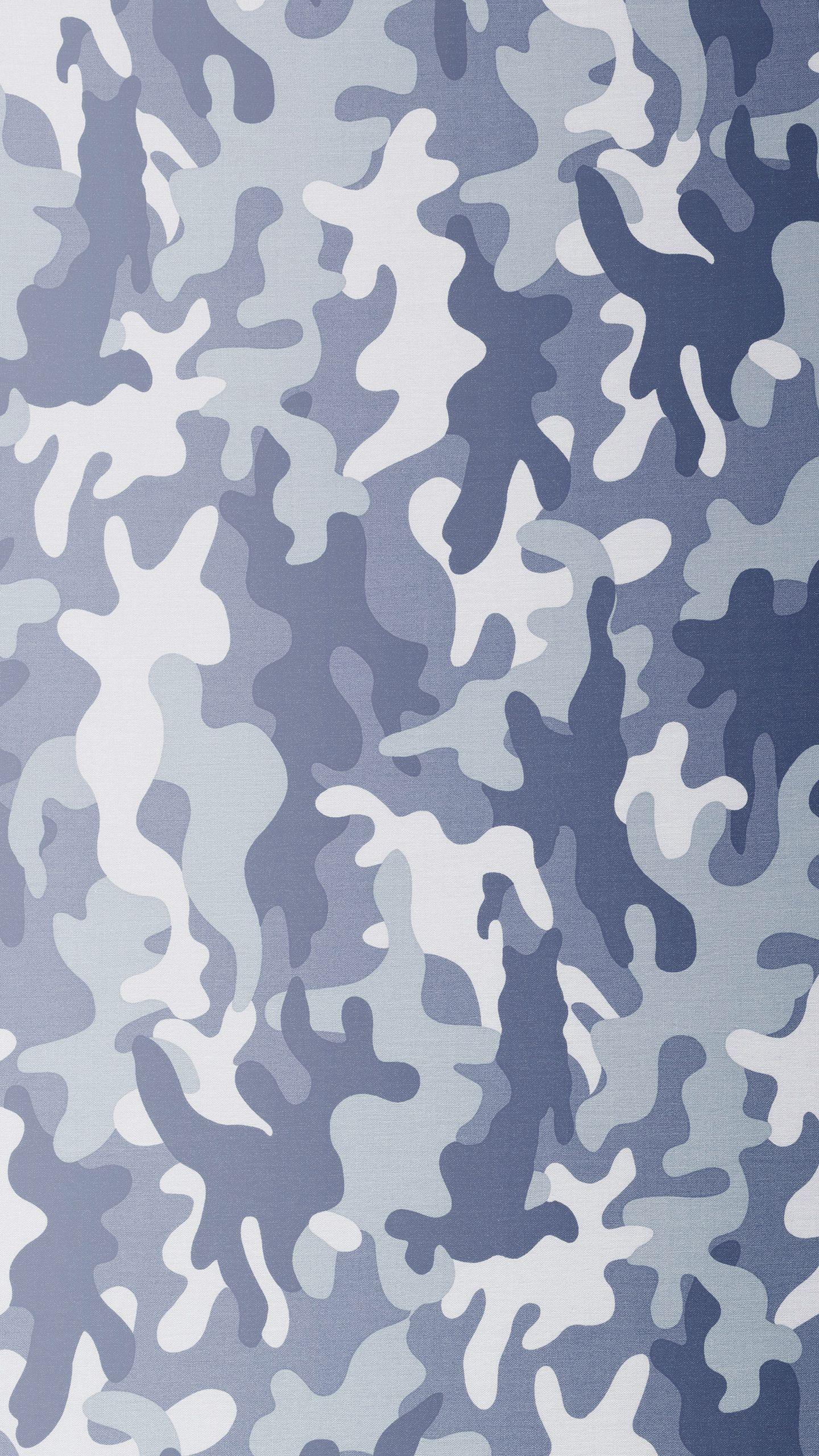 1440x2560 Blue Camo hình nền
