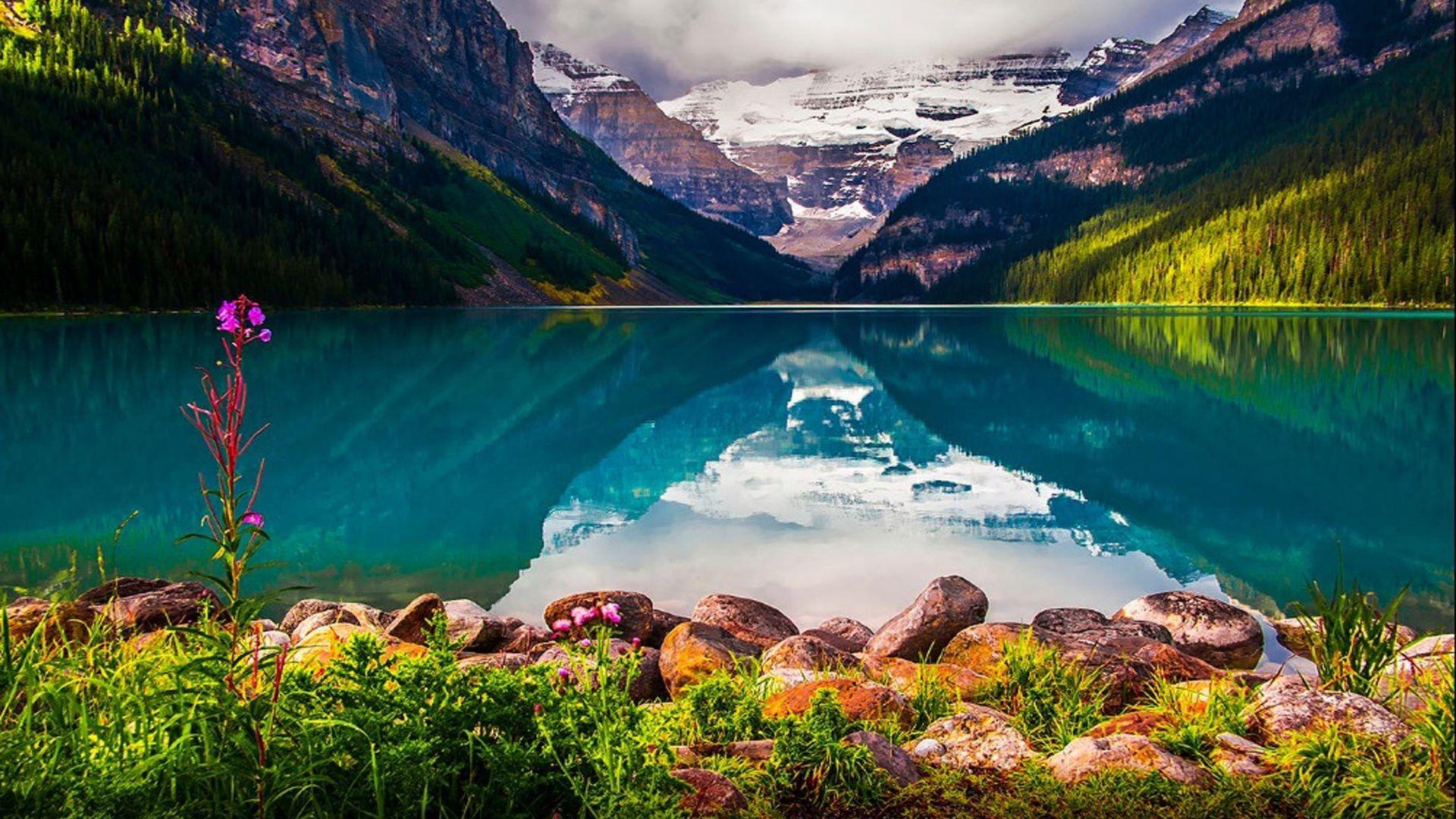 1920x1080 Lake Louise Wallpaper