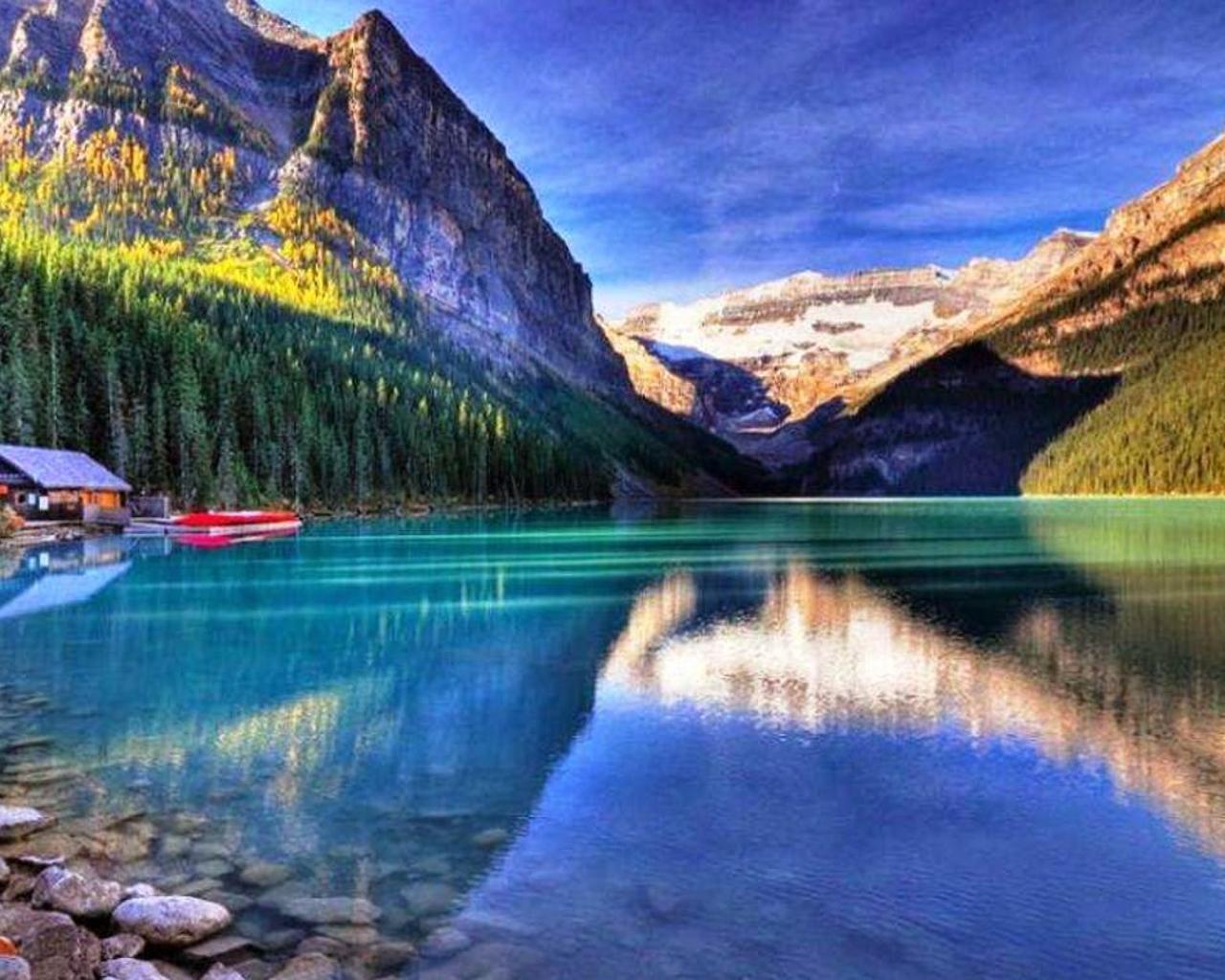 Красивые виды озера. Озеро Луиз Банф Канада. Озеро Маккей Канада.