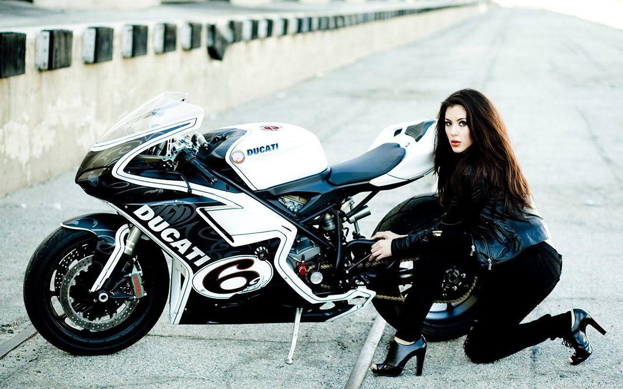 1280x800 Girls & Motorcycles HD Wallpaper and Background Image
